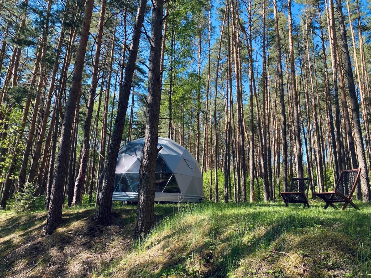 Molėtai Skywoods.Glampingヴィラ エクステリア 写真